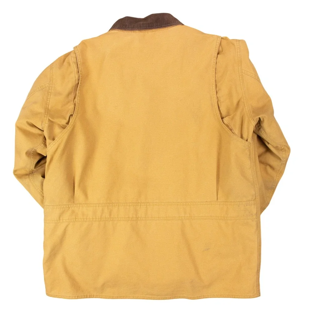 VTG Woolrich Mens L 16308 Saddle Barn Chore Jacket Removable Blanket‎ Lined Tan - Picture 3 of 16